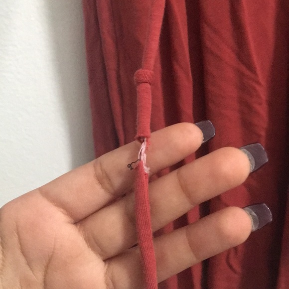 Burnt Orange AC Lace-Up Tank - Picture 4 of 4